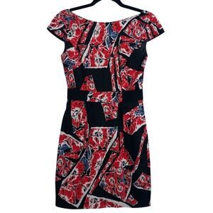French Connection Floral Printed Sheath Dress 4